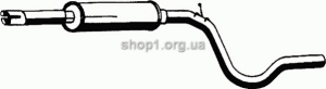ASMET 03.075 (03075) Глушитель системы выпуска, передний