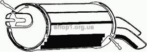 ASMET 03.097 (03097) Глушитель задній