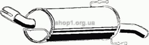ASMET 05.144 (05144) Глушитель системы выпуска, задний