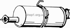 ASMET 28.006 (28006) Глушитель задній