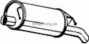 BOSAL 105-137 (105137) Глушитель системы выпуска, задний (AUDI A6 97-01)