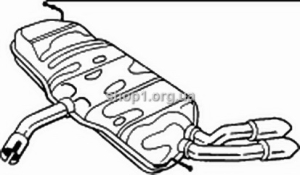 BOSAL 105-887 (105887) Глушитель выпускной системы