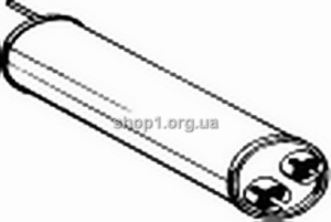 BOSAL 135-493 (135493) Глушитель системы выпуска, средний