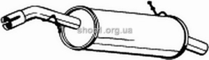 BOSAL 135-617 (135617) Глушитель системы выпуска, задний