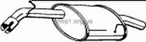 BOSAL 141-193 (141193) Глушитель системы выпуска, задний (DAEW NUBIRA 97-99)