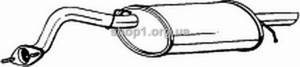 BOSAL 141-195 (141195) Глушитель системы выпуска, задний (DAEW LANOS 97-00)