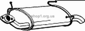 BOSAL 145-131 (145131) Глушитель задний (NISS PRIMERA 96-99)