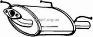 BOSAL 145-339 (145339) Глушитель выпускной системы, задний (NISS ALMERA 95-97)