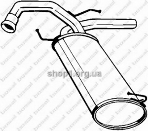 BOSAL 148-171 (148171) Глушитель системы выпуска, задний