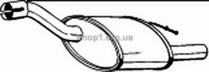 BOSAL 154-383 (154383) Глушитель задний (FORD FOCUS 98-05)