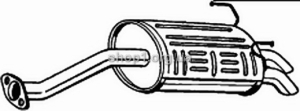 BOSAL 163-397 (163397) Глушитель системы выпуска, задний