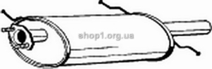 BOSAL 171-259 (171259) Глушитель задний (MAZD 626 97-03)