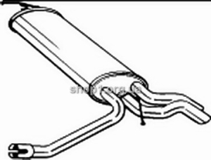 BOSAL 175-087 (175087) Глушитель системы выпуска, задний