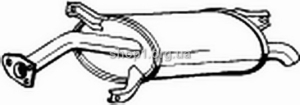 BOSAL 177-001 (177001) Глушитель системы выпуска, задний