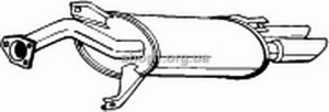 BOSAL 177-243 (177243) Глушитель выпускной системы, задний (MITS CARISMA 97-99)