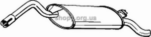 BOSAL 220-649 (220649) Глушитель системы выпуска, задний (SKOD FAVORIT 89-91)