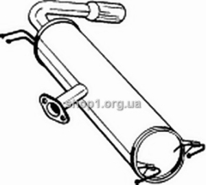 BOSAL 228-487 (228487) Глушитель системы выпуска, задний