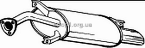 BOSAL 235-135 (235135) Глушитель системы выпуска, задний
