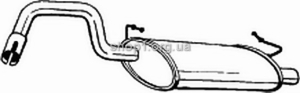 BOSAL 235-203 (235203) Глушитель системы выпуска, задний