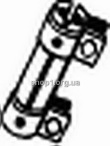 BOSAL 265-955 (265955) Зєднувач труб 61х125мм, Audi A6/ VW LT 2.5TDI 99-06