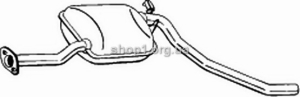 BOSAL 278-991 (278991) Глушитель задний (FORD SIERRA 88-93)
