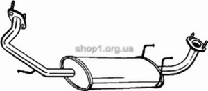 BOSAL 281-357 (281357) Глушитель системы выпуска, средний