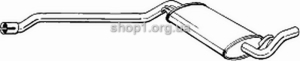 BOSAL 283-015 (283015) Глушитель системы выпуска, средний
