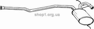BOSAL 283-533 (283533) Глушитель системы выпуска, средний