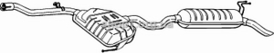BOSAL 286-239 (286239) Глушитель системы выпуска, задний