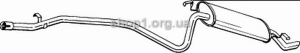 BOSAL 287-145 (287145) Глушитель системы выпуска, задний