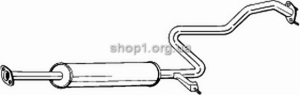 BOSAL 287-703 (287703) Глушитель средний (NISS MAXIMA QX 94-00)