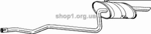 BOSAL 288-327 (288327) Глушитель системы выпуска, задний