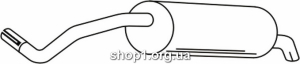 Ferroz 04.029 (04.29) купить глушитель SEAT IBIZA 1.4i 16V cat 02-
