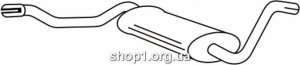 Ferroz 05.002 (05.02) Труба выхлопной системы AUDI COUPE 1.6 1.8 80-86
