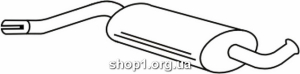 Ferroz 05.021 (05.21) Труба выхлопной системы AUDI A6 avant sedan 2.0i cat 94-96