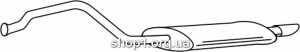 Ferroz 05.026 (05.26) глушители AUDI 80 avant sedan 1.6 2.0 cat 91-96