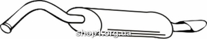 Ferroz 05.044 (05.44) Задний глушитель AUDI A6 avant sedan 2.0 16V 2.3 cat 94-96