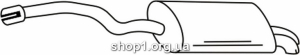 Ferroz 05.081 (05.81) Глушитель задняя часть AUDI A4 combi sedan 1.9TDi TD cat 04/01-06/04