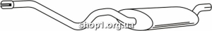 Ferroz 06.038 (06.38) глушители для VOLKSWAGEN GOLF III hatchback 1.4i 1.6i 1.8i 1.9D cat 93-97