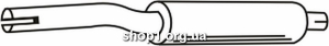 Ferroz 06.066 (06.66) резонатор выхлопной системы VOLKSWAGEN POLO hatchback 1.3i cat 90-94