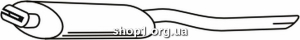 Ferroz 06.072 (06.72) Задний глушитель VOLKSWAGEN VENTO 1.6GT 1.6i 1.8i 2.0i 1.9D 1.9TD cat 91-98