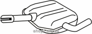 Ferroz 06.103 Глушитель средняя часть VOLKSWAGEN PASSAT sedan variant 1.8 16V 2.0i 16V cat 88-93