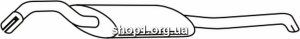 Ferroz 06.110 глушители для VOLKSWAGEN PASSAT sedan variant 2.0i 16V cat 94-96