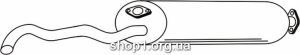 Ferroz 06.135 Средний глушитель VOLKSWAGEN TRANSPORTER III 1,6 80-85
