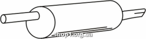 Ferroz 06.146 Глушитель задняя часть VOLKSWAGEN PASSAT sedan variant 1.6i 1.8i 20V cat 96-