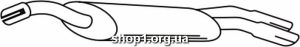 Ferroz 06.149 глушители для VOLKSWAGEN GOLF II hatchback 1.8GTi 16V cat 86-91