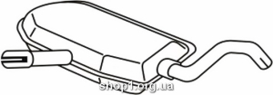 Ferroz 06.150 Труба выхлопной системы VOLKSWAGEN GOLF III hatchback 2.0i Gti 16V 2.8 VR6 cat 92-97