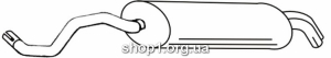 Ferroz 06.156 купить глушитель AUDI A3 hatchback 1.8 20V cat 96-03