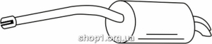Ferroz 06.238 глушители для автомобилей VOLKSWAGEN CADDY III 70 Multispace 2.0Sdi cat 02/04-