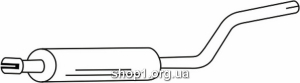 Ferroz 06.245 Глушитель средняя часть VOLKSWAGEN CADDY III 1,4 cat 02/04-